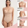 Vita pancia Shaper Perizoma in pizzo Body Shapewear Donna Senza cuciture Shaper completo per il corpo Vita sottile Controllo della pancia Intimo Pancia piatta Corsetto liscio Nude 231211