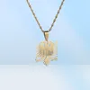 Albanie Eagle Pendant Colliers Gold Couleur en acier inoxydable Bijoux ethniques pour femmes Men2244791