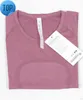 Lulus 2.0 Swiftly Tech T-shirt da yoga a maniche corte senza cuciture da donna Slim Fit Camicia sportiva leggera ad asciugatura rapida Vestibilità in maglia traspirante