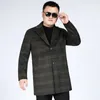 Herr ullblandningar 7xl Winter Coat Men s dubbelsidig ull manlig överdimensionerad överrock man kläder medium långa herrmont erkek fc 231211