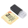 R4I SDHCビデオゲームカードの新しい2024新しい2024 Gold White Digital Memory Cardの使用FAT16/FAT32フォーマットTFカード