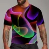 T-shirt da uomo Taglia piccola Top da uomo Moda Stampa 3D Grafica divertente Modello Girocollo Manica corta T-shirt Ringer Tee Vintage