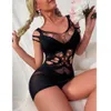 Senhoras saia líquida roupas sexy fishnet oco para fora ver através de mini vestidos de malha erótica bodycon vestido de praia mulher sleepwear sexy