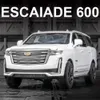 Diecast Model 1 32 Scalade Escalade 600 Athoy Car Toy Model metalowe dieceasts Pojazdy terenowe z dźwiękowymi lekkimi zabawkami samochodowymi dla dzieci Prezenty 231208