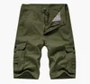 Shorts masculinos 2023 verão moda solta multi-bolso cor sólida tamanho grande esportes e carga casual 28-40