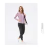 Mulheres yoga nona corrida fiess joggers macio cintura alta elástica casual calças de jogging 5 cores esshoodie jacketstop