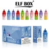 Elf Box 12000 puffs Disposable Vape Pen Bang King 12K Puff E Cigarettes Kit Elf Box Mesh Coil Rechargeable 600mAh Battery Vapers 0% 2% 3% 5% 10 Colors Vaporizers
