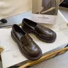 Elbise ayakkabı bayanlar deri İngiliz tarzı bahar pu siyah çörek öğrenci tek pompalar retro loafer kadın oxford