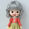 Doll Accessories Doll Wig For Girl Boneka Slight Lady Curls Synthetic Mohair BJD Wigs s Accessories 231208