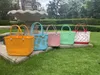 Storage Bags Waterproof Bogg Beach Bag Solid Punched Organizer Basket Summer Water Park Handbags Large Women's Stock Gifts GC2090