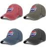 Pepsi Cola blu e bianco Berretto da baseball in denim unisex cool blank team cappelli unici94579107178135