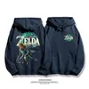 Zelda Efsanesi Krallık Gözyaşları Oyun Çevreselleri Bağlantılar Kapşonlu Sweatshirt Erkek Sonbahar Gevşek Ceket Kadın Gelgit