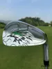 Inne produkty golfowe Irons Golf Emillid Bahama EB-901 Irons Srebrny/ Zielony 4 5 6 7 8 9 P Z klubami golfowymi w szybach stalowych 231211