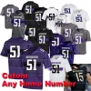 Personnalisé Hommes Femmes Jeunes Northwestern College Football Jersey TJ Green Isaiah Bowser Clayton Thorson Evan Hull Riley Lees Jefferson Skowronek