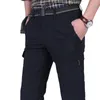 Pantalon militaire à séchage rapide pour hommes, style militaire, imperméable, léger, respirant, taille M-4XL, cargo tactique