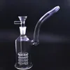 1set Mobius Matrix Bong en verre narguilé avec side-car Bong cage à oiseaux Perc 8 pouces femelle recycleur Dab Rig Bong avec tuyau de brûleur à mazout en verre mâle de 30 mm