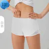 Respirável de secagem rápida esportes hotty quente shorts roupa interior feminina bolso cor sólida correndo calças fitness princesa sportswea