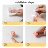 Silicone Toilet Seat Cover Lid Lifter Mushroom Shape Ring Flapper Handle Holder Household Bathroom WC Accessories Avoid Touching