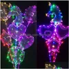 Party Decoration Shape Led Ball Bobo Luminous Balloon String Lights Sparkling Balls Balloons Chirstmas Wedding Decor Gifts Tree Drop Dhpgp