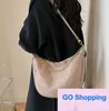 Bolsa de sela feminina simples nova bolsa de compras casual de moda Bolsas de ombro transfronteiriça por atacado e exportação