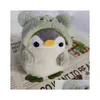 Gefüllte Plüschtiere Mini Animal Doll Schlüsselbund niedliche Cartoon Penguin Puppen Spielzeug Schlüssel Ringbeutel Anhänger Kinder Spielzeug Geburtstagstropfen liefern otrgg