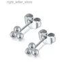 Stud Mini 925 Sterling Silver Ear Nail Hole Studörhängen för kvinnor 14K guld små örhängen fina smycken brincos tillbehör yq231211