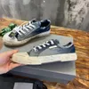 Paris Fashion Denim Casual Canvas Shoes Designer Femmes Low Top Sneakers Retro Graffiti Men High Top Sneakers Taille 35-45