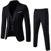 Men's Suits Blazers Spring Summer Groomsmen Male Two-piece Full Men's Suit Set Casual Wedding Nightclub Slim Fit Black Blazer for Men 231211