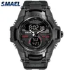 Smael New Fashion Dual Time Led Digital Watch Men Waterproof Chronograph Casual Mens Sport Quartz Watches Saat Relogio Masculino 22634