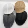 Ball Caps Summer Breathable Beret Adjustable Solid Hollow Sun Cap Retro Men's Sboy Hat Peaked Painter Casual Unisex