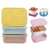 Dinnerware Stainless Steel Lunch Box Reusable Leakproof Containers With Silicone Lid Insulated Storage For Adults Children