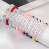 11pcs Taylor Swiftie Friendship Bracelets Sturfer Heishi Beads Strands Fearless Letter Charm Cackable Clay Boho Wristband Beach Jewelry Gift for Fans