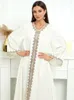 Etniska kläder Ramadan Eid Dubai Abaya Prayer Clothes Women Kaftan Saudiarabien Turkiet Islam Muslimsk klänning Kebaya Djellaba Robe Femme