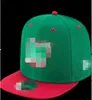 Mexique casquettes ajustées lettre M Hip Hop taille chapeaux casquettes de Baseball adulte pic plat pour hommes femmes entièrement fermé H35656705