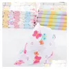 Serviettes Robes 8 Pc/Lot bébé Handcraf foulard serviette coton mouchoir livraison directe enfants maternité bain douche Dhsot