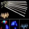 8pcs set Snowfall LED Strip Light Christmas Rain tube Meteor Shower Rain LED Light Tubes EU US UK AU Plug AC 100V-240V229y