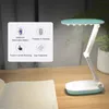 Table Lamps 4 Modes Dimmer Portable Led Desk Lamp Power Bank 2400mAh Battery Folding 3-Layer Body Light Rechargeable180o