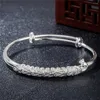 Bangle Pretty Charms Phoenix Bangles 999 Stamp Silver Cuff Bracelets For Women Fashion Party Wedding Accessories Jewelry Gifts