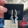 Orecchini a cerchio con perno S925 Argento sterling Aretes Marchio di lusso Cerchi Donna Designer Gioielleria raffinata Campione Originale alla moda all'ingrosso YQ231211