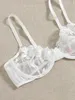 Sexy Set Mesh Embroidered Lingerie Sets for Women Aesthetic Eroctic Two Piece Nice Underwear Deluxe Erotic Bra 231211