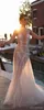 Gali Karten Vestido de novia barato Spaghetti Bohemian Bridal Gotss Una línea Vestidos de novia sexys de verano sexy sin respaldo Boho