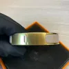 Pulsera de tornillo de amor de lujo Pulseras de diseño Brazalete de joyería Accesorios de moda Aleación de acero de titanio Chapado en oro Nunca se desvanece No es alérgico