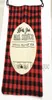 50pcs Whole Red Black Check Santa Sack North Pole Mail Service Cotton Canvas Christmas Gift bag6415442