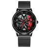 Designer Watch Watches Men's Movement Wheel Hub Hollow tredimensionell bromsskiva Vattentät smide Modifiering Vattentät