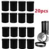 Storage Bottles 200ml Round Matte Black Metal Candle Jars Empty Containers Vessels Tin For Wax Melt Making Kit DIY270p