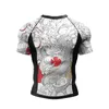 T-shirts masculins Cody Lundin Sports T-shirts sublimés Jiu Jitsu Bjj Rashguard à manches courtes à manches courtes