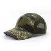 Ball Caps Tactical Baseball Cap Breathable Mesh Summer Snapback Skull Special Force Sniper Hip Hop Trucker Dad Hat Gorras MZ0041