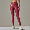 Frauen Hosen 6 Farbe Herbst Winter Leder Dünne Samt PU Leggings Hohe Elastische Bund Hosen Sexy Abnehmen