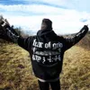Kanyes hoodie designer mode man tröjor modemärke hip hop ins bib kanyes samma amerikanska breda axel hoodie dimma hoodie