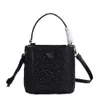 Top Quality Stylish Designer Evening Handbags Cross -body Bags Luxury Rhinestone Handbag Bling Party Bucket